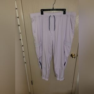 Jordan Womens Lavender Tunnel Joggers Plus Size Athleisure Plus Size 3XL